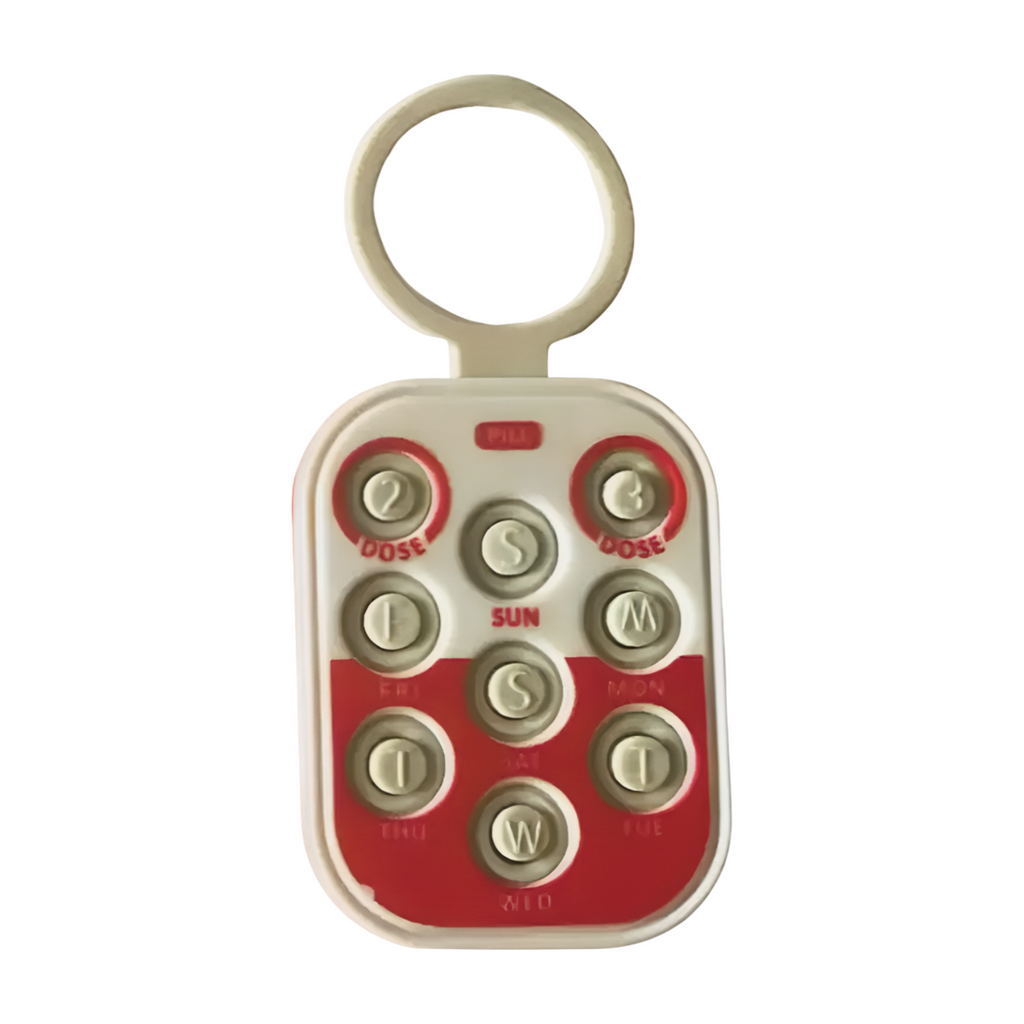 Pill reminder device to assist in remembering to take medicine